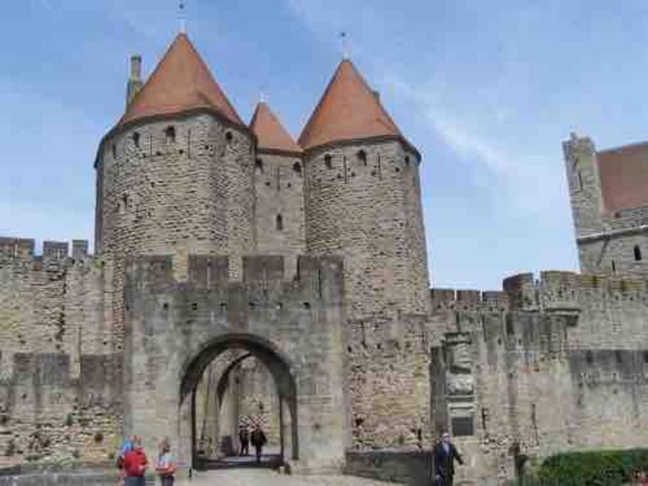 La Maison Rue Nadaud, Au Pied Des Remparts Carcassonne Esterno foto